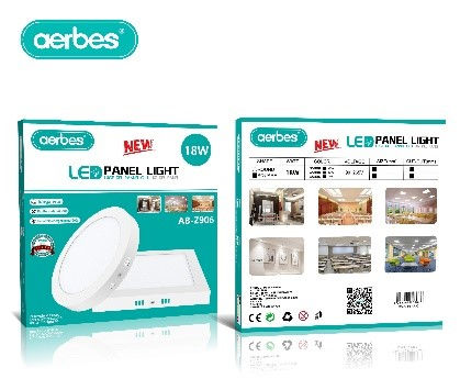 Thumbnail: Aerbes AB-Z906-1 Square Non Isolated Wide Pressure Panel Ceiling Light 18W