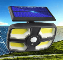Thumbnail: Aerbes AB-TA167 Solar Powered 30W Split Wall Lamp With Remote Control