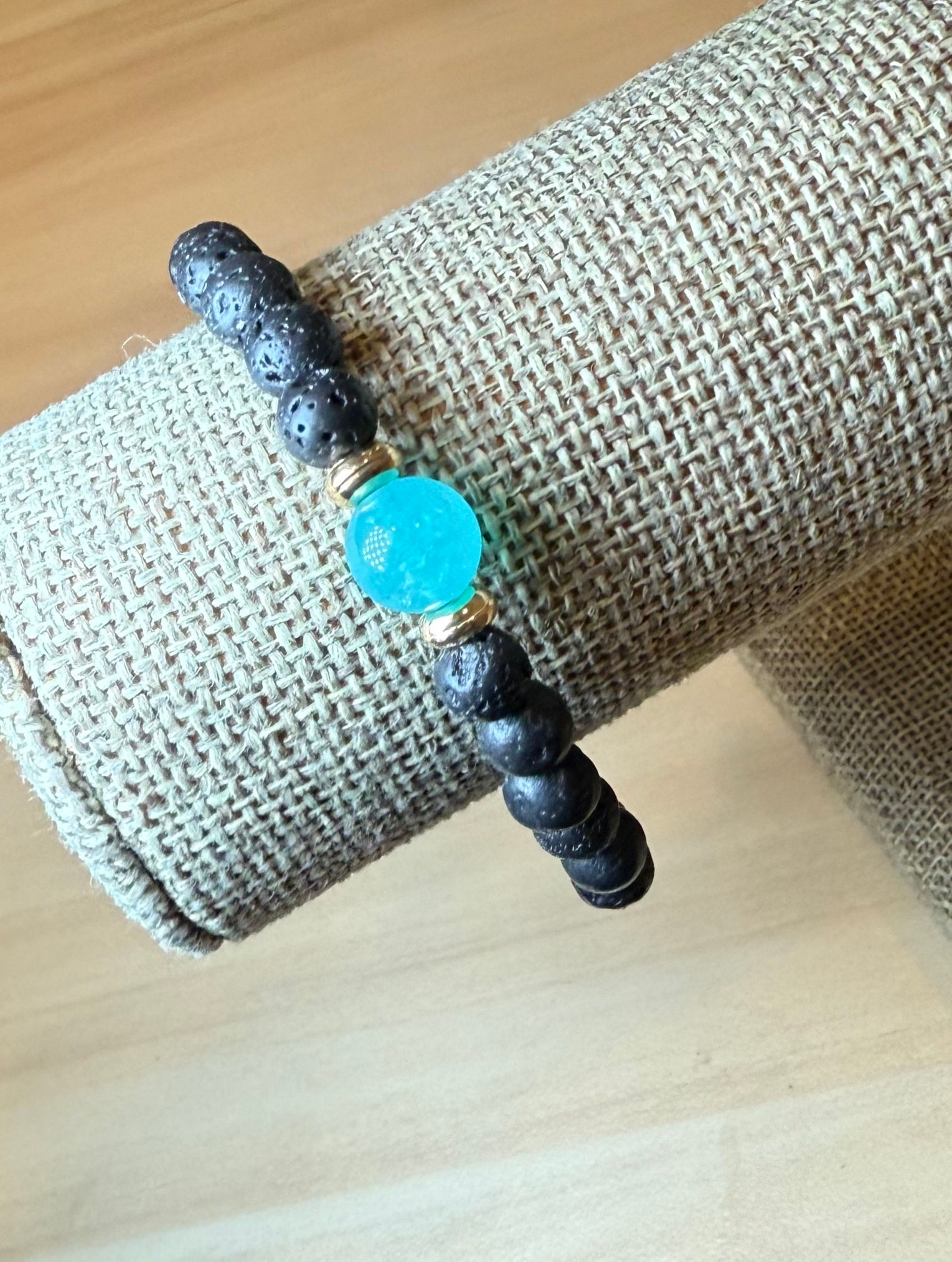 Black Aromatherapy Bracelet