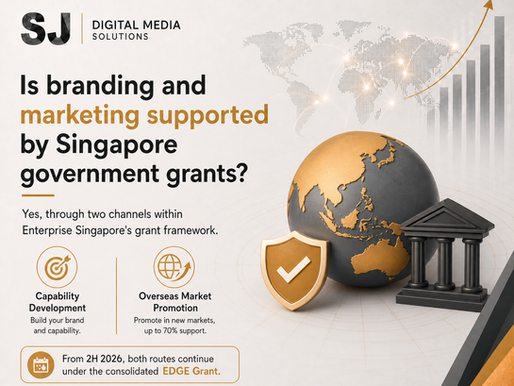 Is Branding and Marketing Supported by Singapore Government Grants?