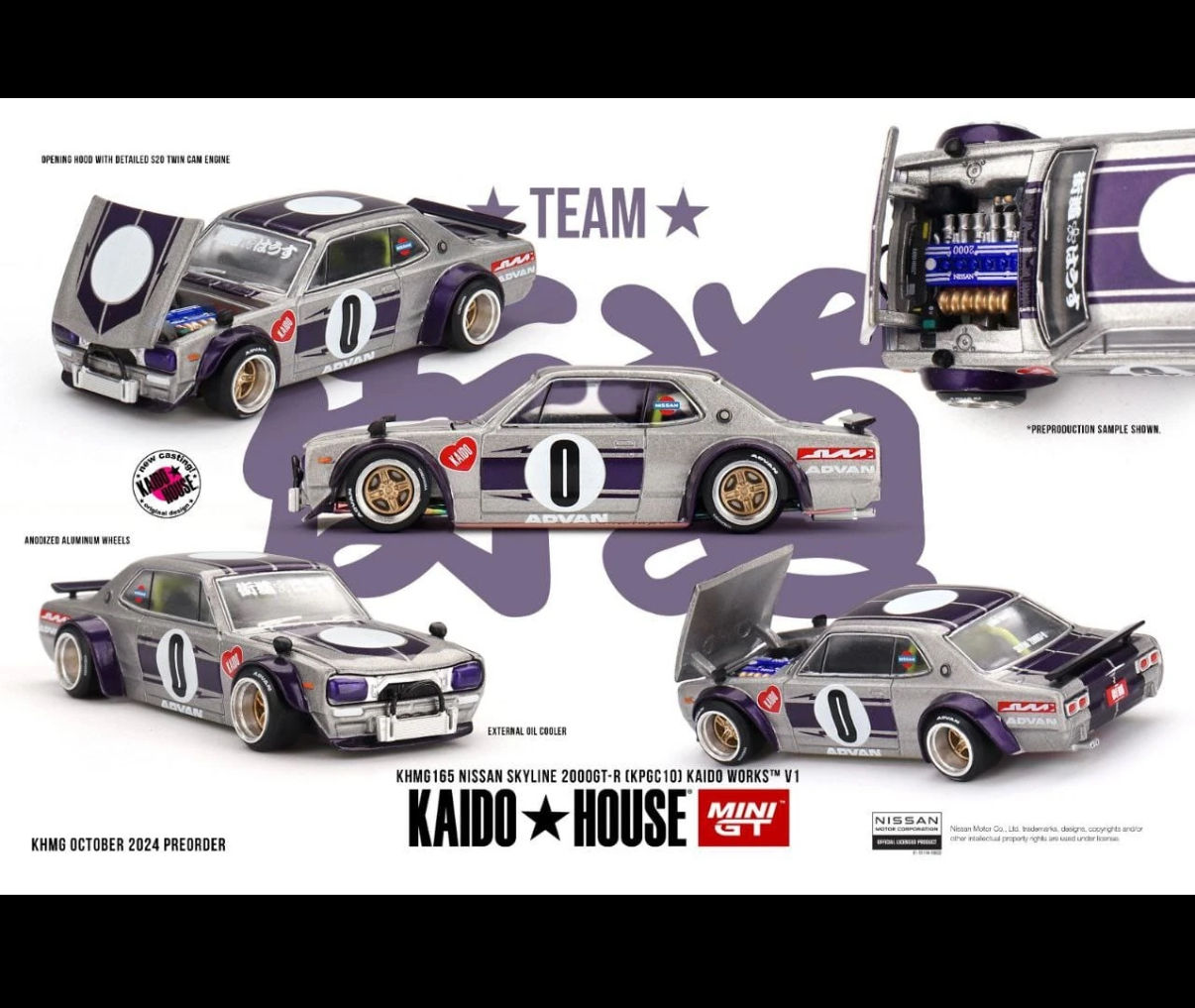 Nissan Skyline 2000GT-R (KPGC 10) Kaido Works V1 KHMG165 - Preowned