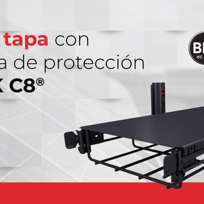 Pemsa presenta su Tapa Recta con el sistema de protección BLACK C8® para bandejas de rejilla de alta resistencia a la corrosión.