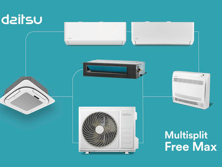 Eurofred presenta el nuevo sistema Daitsu Multisplit Free Max, la unión perfecta entre eficiencia energética y versatilidad para todo tipo de espacios