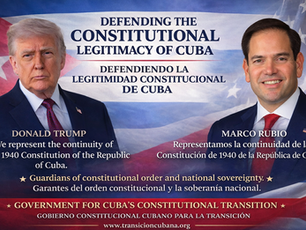 REAFIRMACIÓN DEL ORDEN CONSTITUCIONAL LEGÍTIMO DE CUBA
