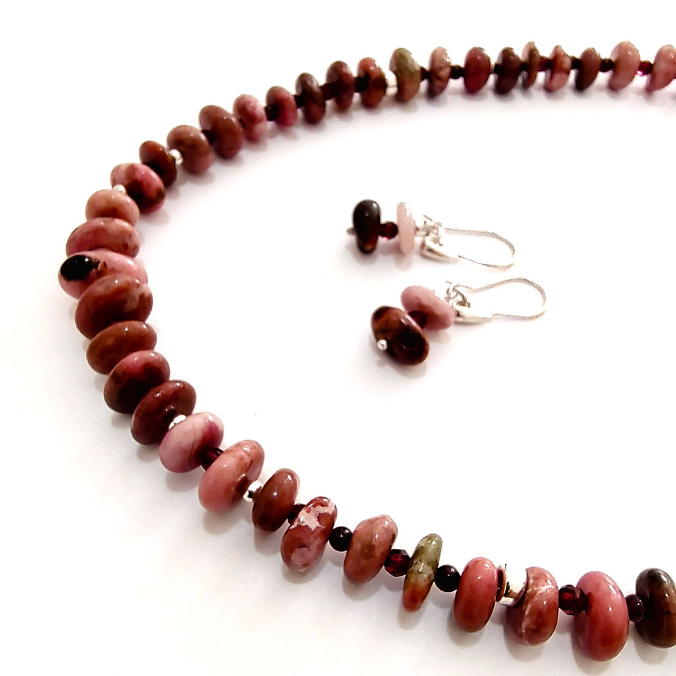 Miniatura: Collar de Rodonita