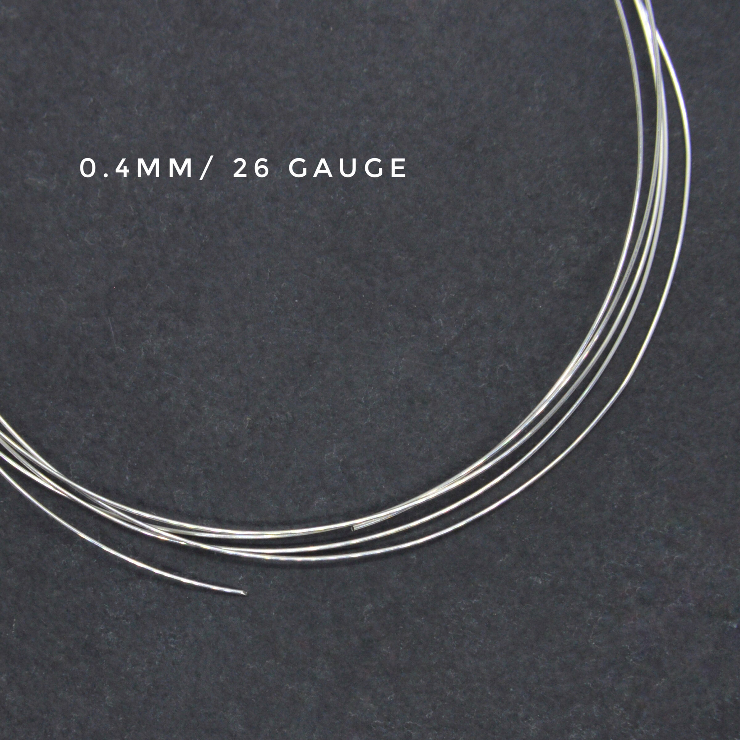 Sterling Silver Wire offcut 0.4mm - 620mm
