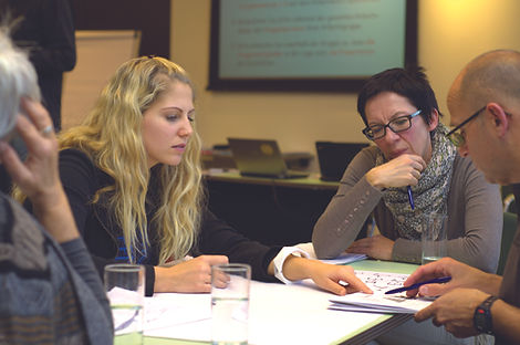 meeting in office, discussing