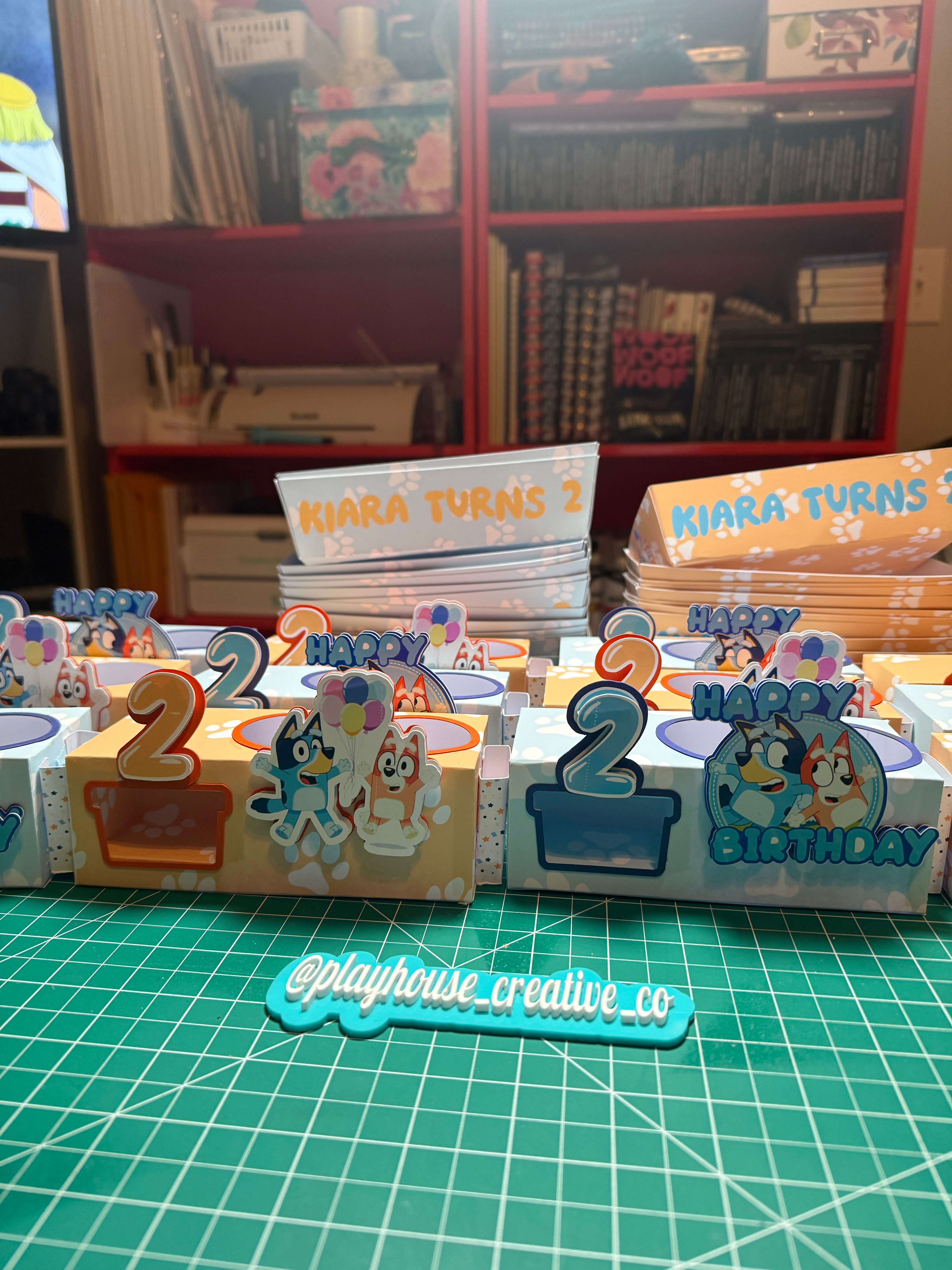 Play-Doh and Bubbles Activity Favor Box
