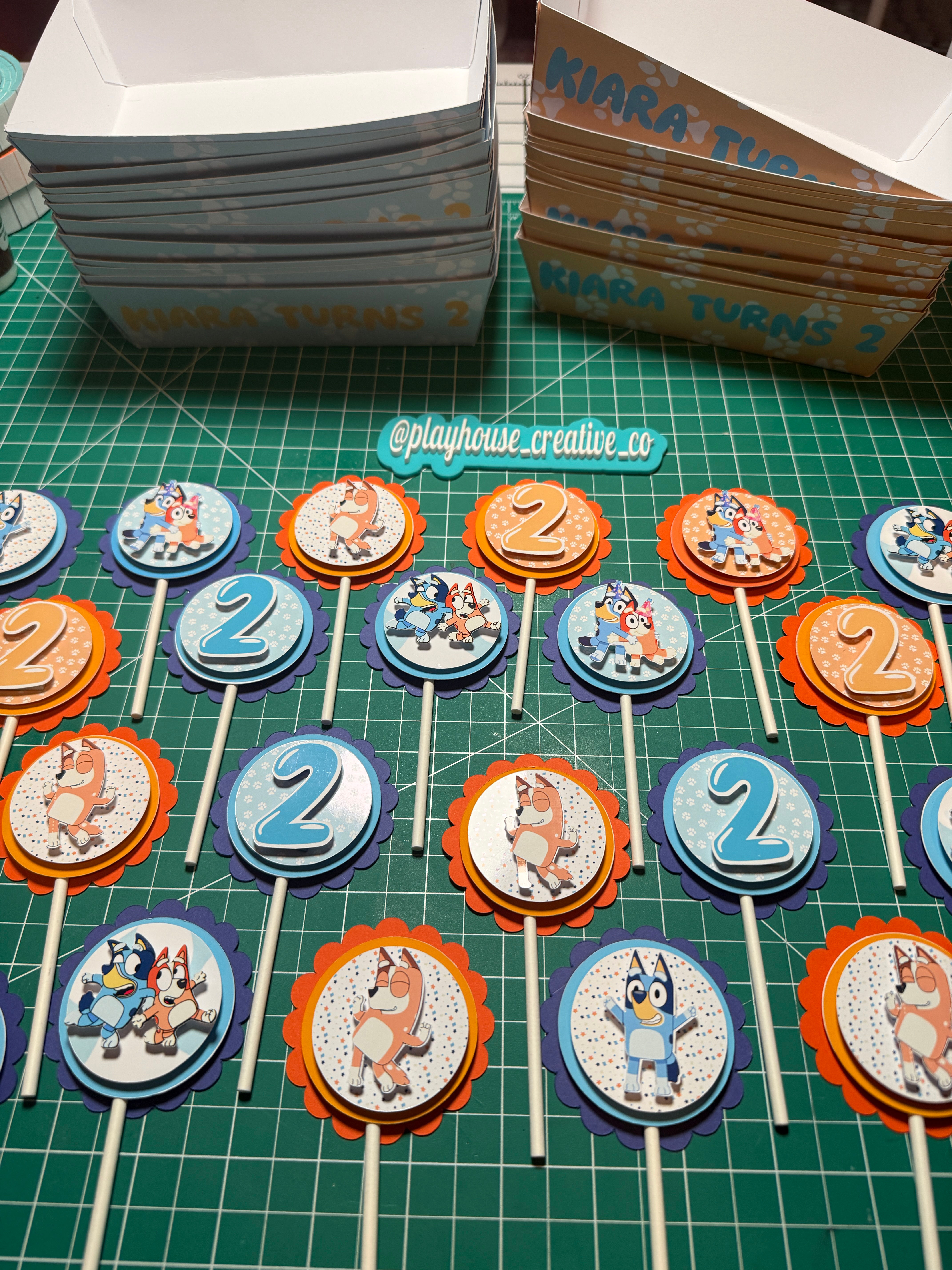 3D Cupcake Toppers