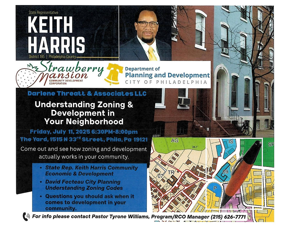 Understanding Zoning and Development Information Session