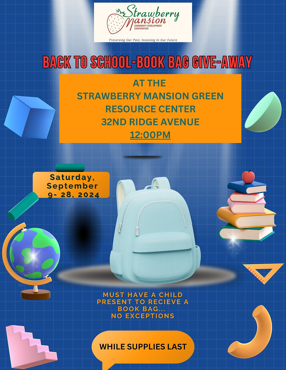 SMCDC Annual Pop-up Book Bag Giveaway