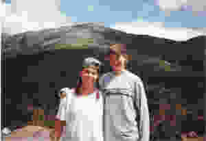 A young Caitlin in Maine