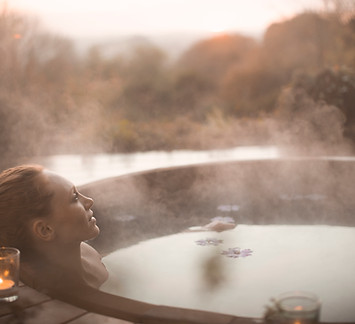 Woman in Hot Tub