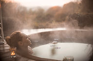 Woman in Hot Tub