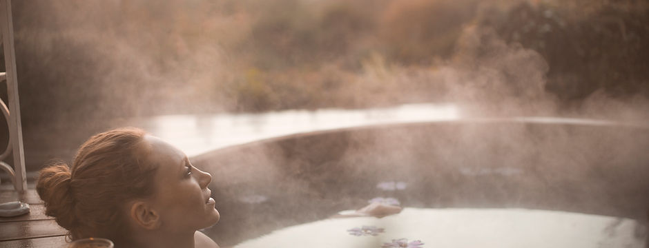 Woman in Hot Tub