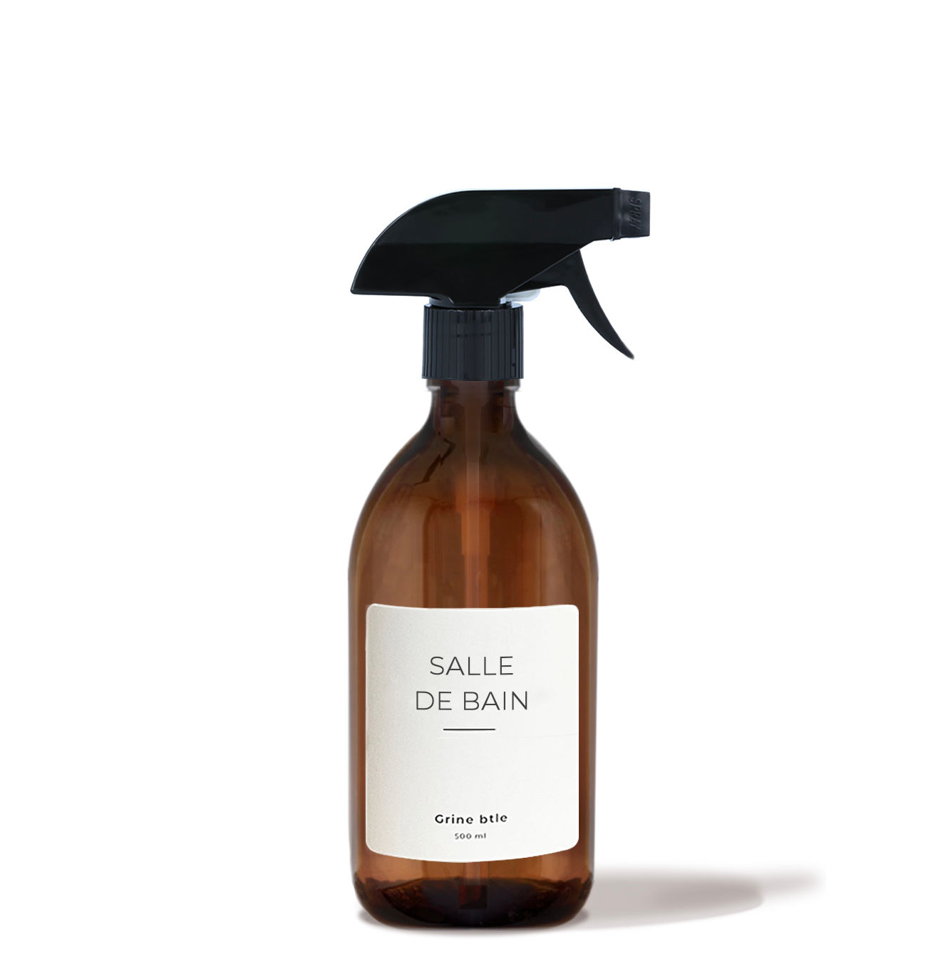Flacon ambre - Nettoyant salle de bain