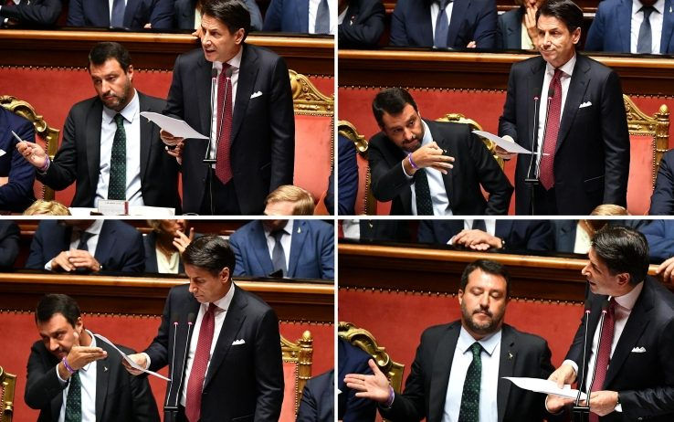 Conte, Salvini, crisi di governo, governo, senato, senato della repubblica, politica