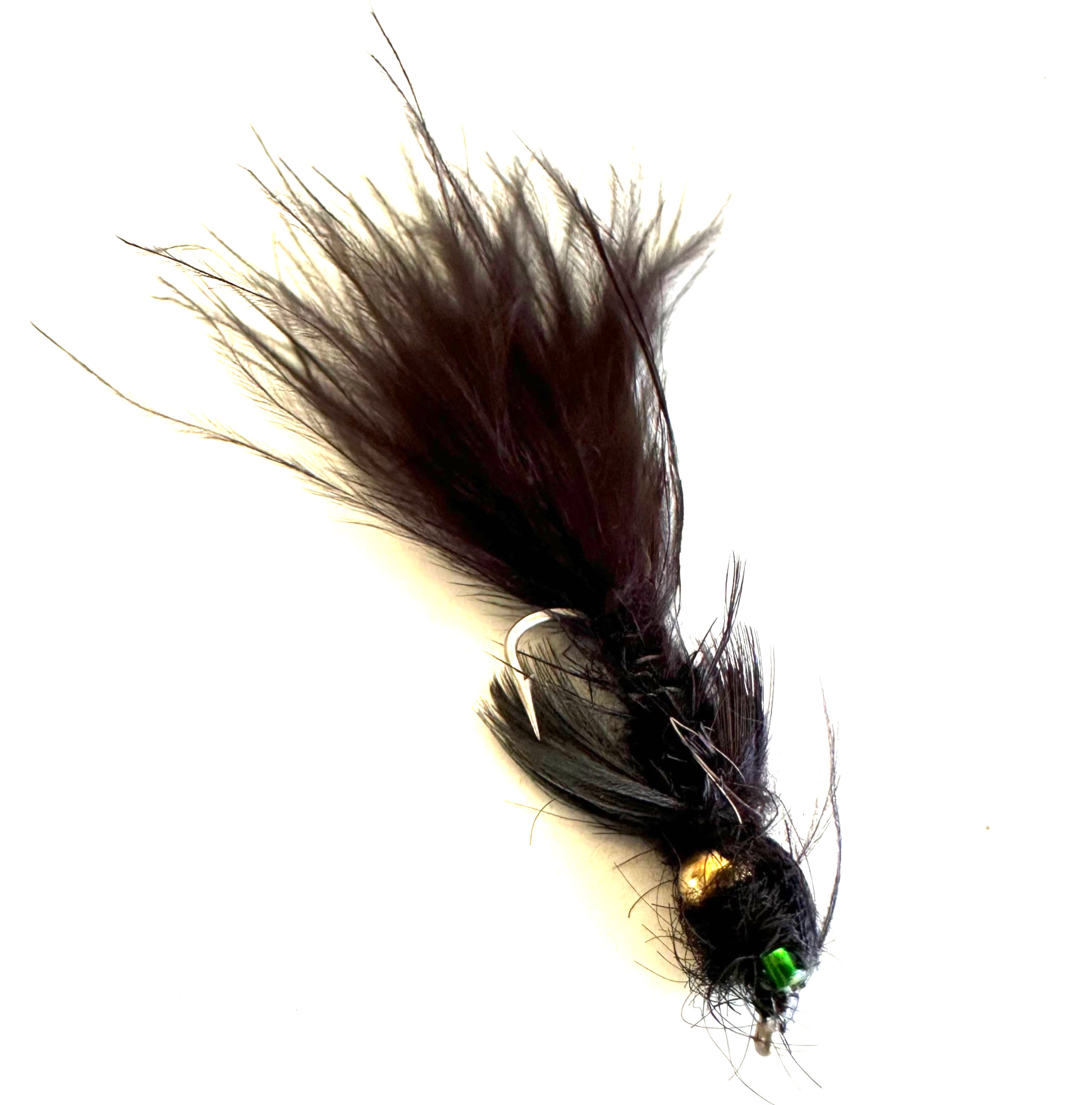 Damsel - Marabou Black (Eyed)