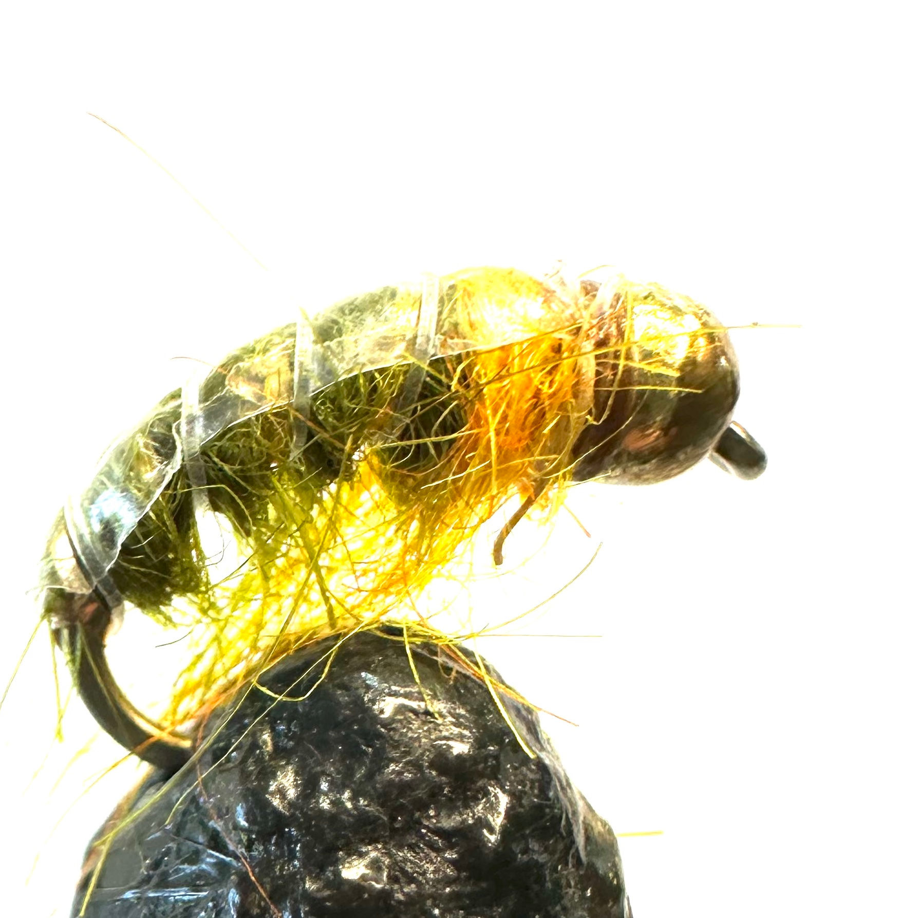 Czech Nymph - Hare's Ear Olive / Amber