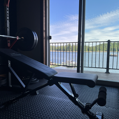a photo of the gym available at the best fishing lodge in Alaska for non fishers