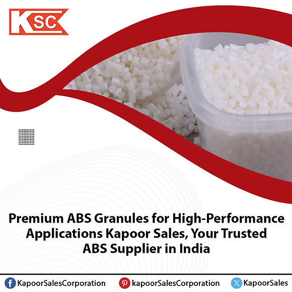 ABS (Acrylonitrile Butadiene Styrene) granules- Kapoor Sales