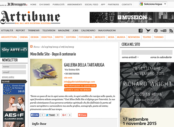ARTRIBUNE - DELLE SITE