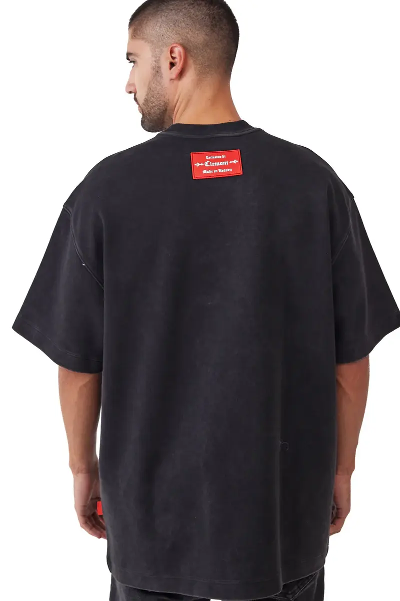 Miniatura: T-SHIRT OVERSIZED ABOMINIO NEGRO