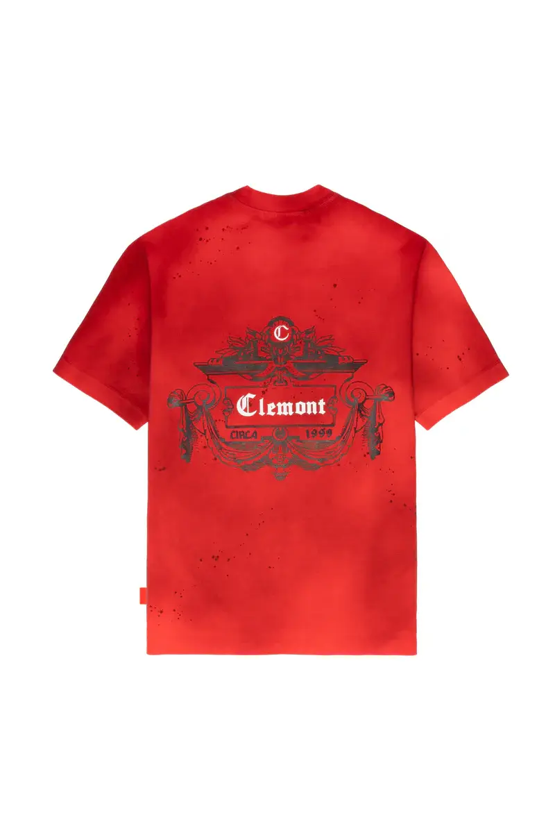 T-SHIRT OVERSIZED DISORDINE ROJO