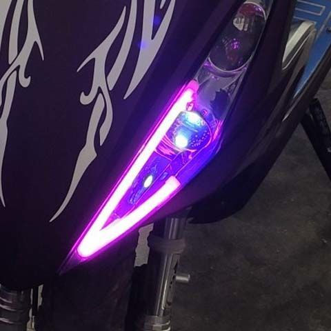 Thumbnail: Universal Car LED Guide Strip Daytime Running Tear Eye Light Headlights DRL Ultr