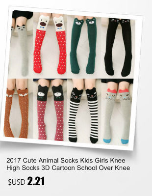 Thumbnail: Kids Knee High Socks Cotton Long Student School Socks Girls Boys Football Stripe