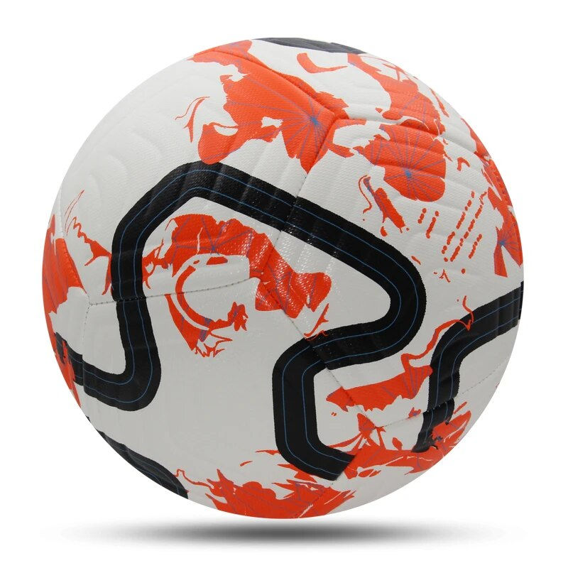 Thumbnail: Soccer Balls Standard Size 5 Machine-Stitched Ball PU Material Sports League Out