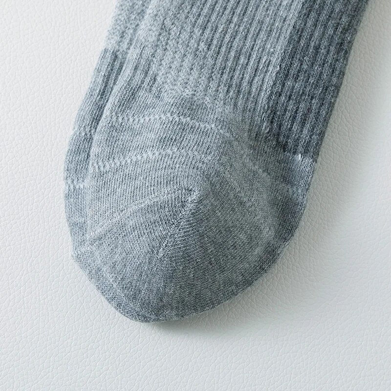 Thumbnail: 3/5/6 Pairs  Cotton Outdoor Sports Socks, Sweat Absorbing and Odor Resistant Cot