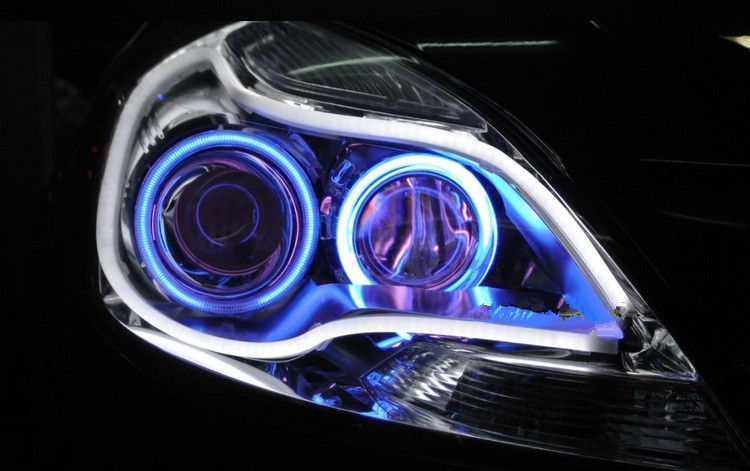 Thumbnail: Universal Car LED Guide Strip Daytime Running Tear Eye Light Headlights DRL Ultr