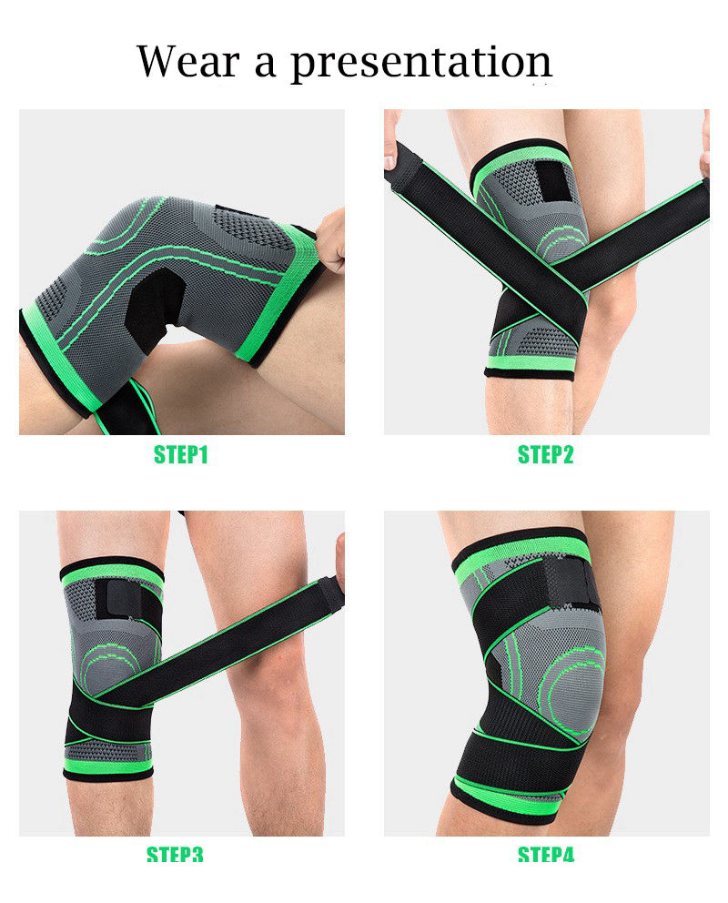 Thumbnail: 1PCS Adjustable Sports Knee Pad Knee Pain Relief Patella Stabilizer Brace Suppor