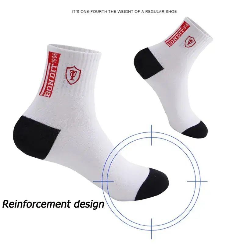 Thumbnail: Hot sale Men's Sports Socks 5 Pairs Summer Casual Sweat Absorbent Comfortable Th
