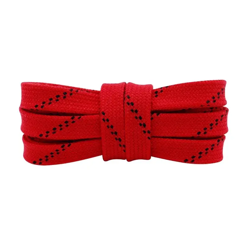 Thumbnail: 1cm Waxed Ice Hockey Shoelaces Skate Laces Dual Layer Braid 23-70 Inch for Sport
