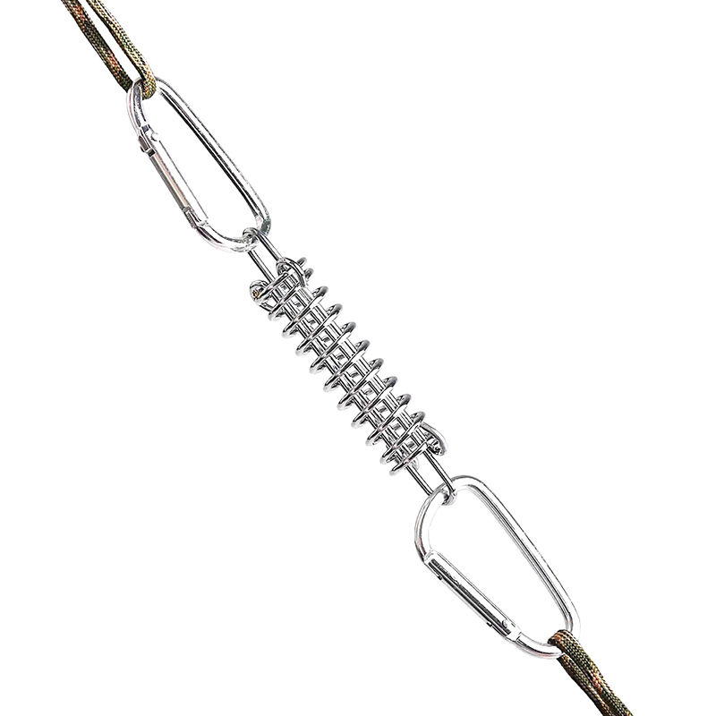 Thumbnail: 1PC Portable Stainless Steel Tent Tension Spring Buckle Canopy Awning Rope Tensi