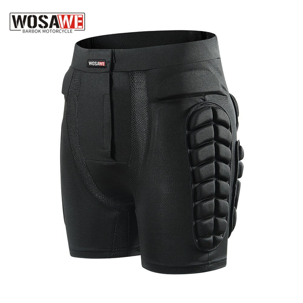 WOSAWE Protective Men Motorcycle Shorts Snowboard Sports Hip Butt Body Protectio