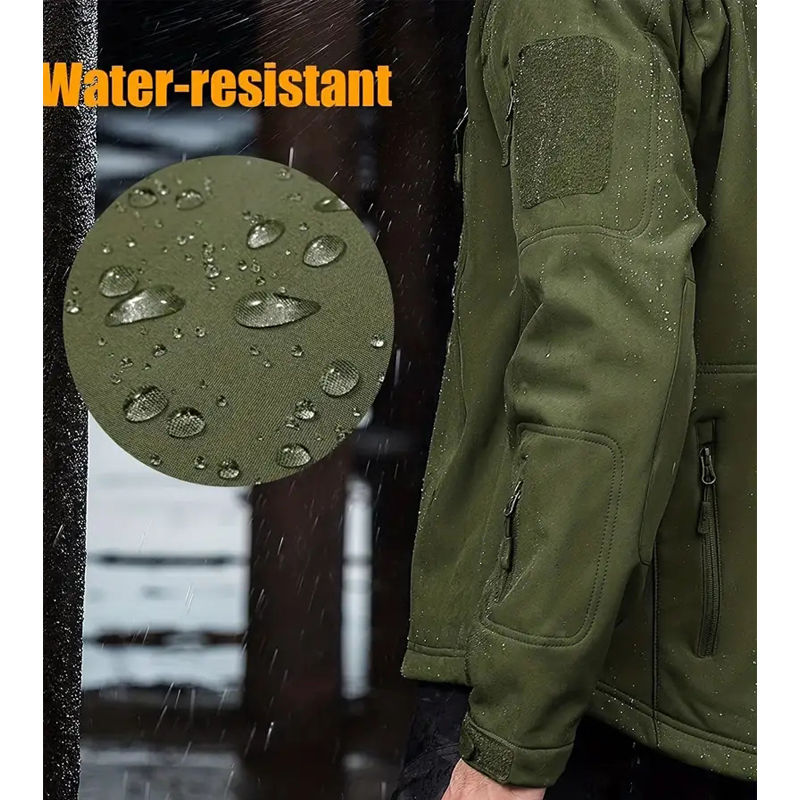 Thumbnail: Outdoor Jackets Men Shark Skin Soft Shell Tactical Waterproof  Windbreaker Jacke