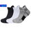 Thumbnail: 3 Pairs Breathable Mesh Athletic Terry Socks Cushioned Moisture-managing and Dur