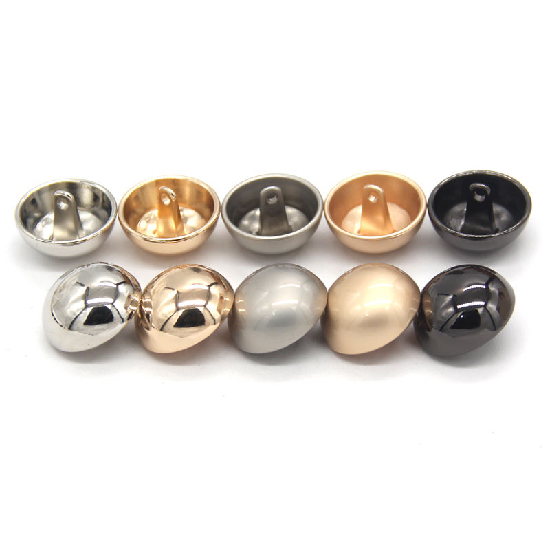 Thumbnail: HENGC High-end Suit Round Mushroom Metal Buttons For Sewing Women's Coat Windbre