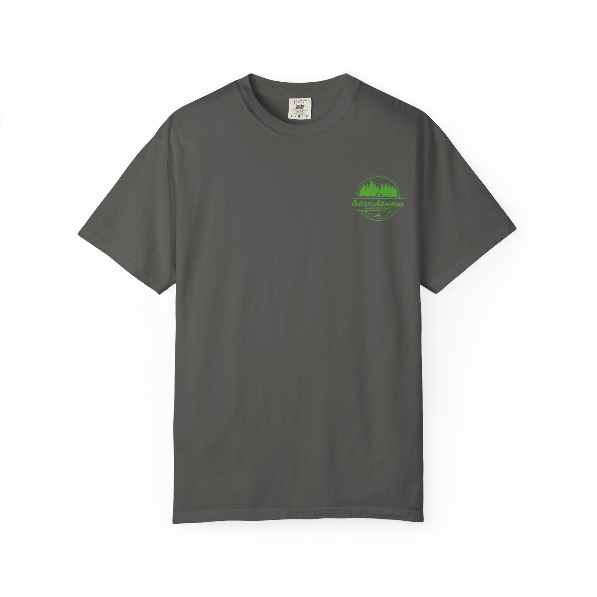 Green on Charcoal Front View