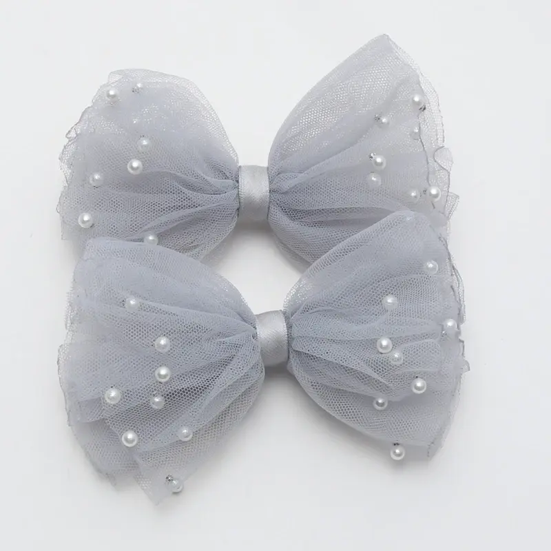 Thumbnail: Everly 2 Piece 5CM Gauze Hair Clips