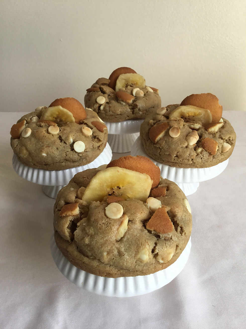 Thick banana pudding cookies