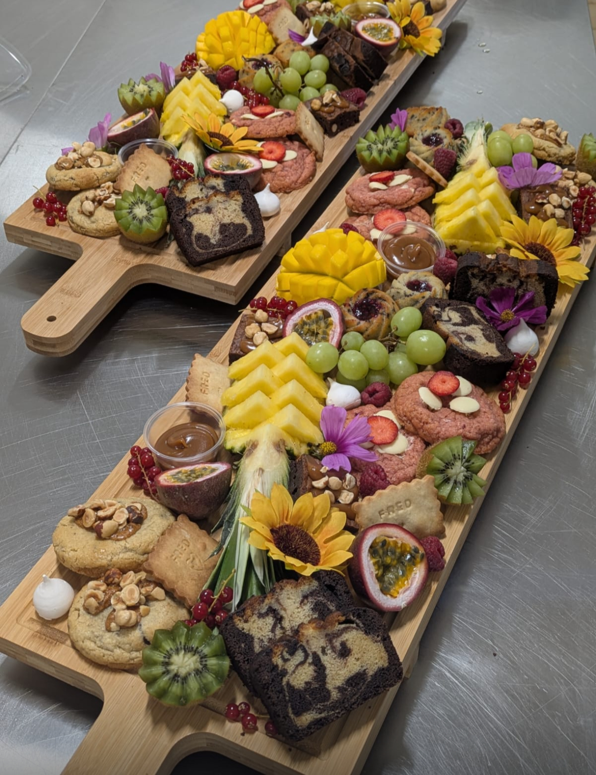 Arranged Food and Objects