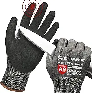 Cut‑Resistant Fabric Gloves (For Grinding + Surface Prep)