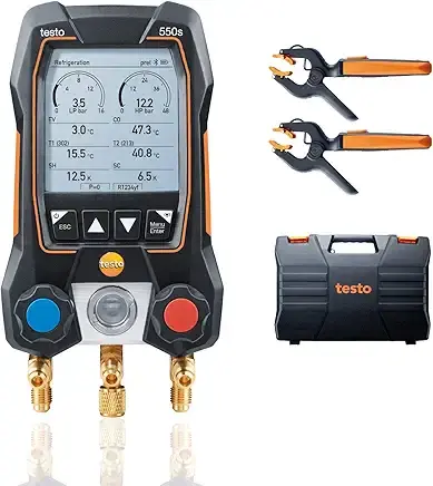 Testo 550s Digital Manifold Gauge Set