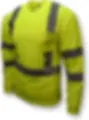Radians ST31‑3 Class 3 Hi‑Vis Long Sleeve Cooling Safety Shirt