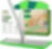 Turbo Microfiber Floor Mop with Aluminum Handle