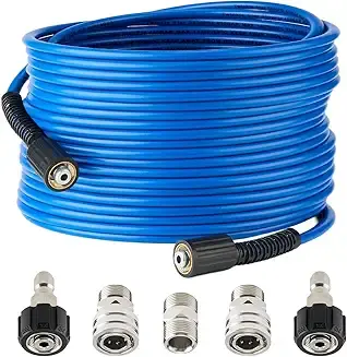 Twinkle Star 5,800 PSI Steel‑Braided Hose (100 ft.)